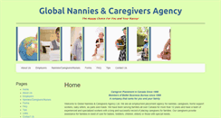 Desktop Screenshot of globalnanniesagency.com
